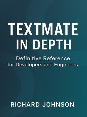 cover image of TextMate in Depth